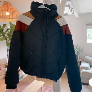 Free People Heidi Chevron Puffer Jacket